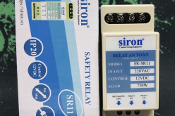 Siron SR-SR11 Relay an toàn 12V DC dạng thanh ray gắn tường, tủ điên
