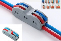 KV774-2P2C Cút nối dây điện 2 dây 2 cổng chia màu
