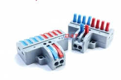 LT2-8 Cút Nối Dây Điện 2 Đầu Ra 8 Đầu - 32A 250V/600V