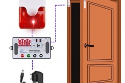 S1C Bộ báo động chống quên đóng cửa dùng cảm biến tách cửa