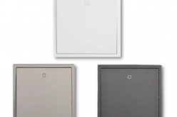 701014-61 Module công tắc đơn 2 chiều có đèn LED màu Xám Simon i7