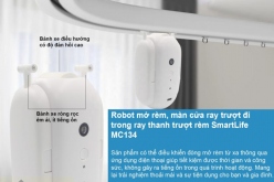 SmartLife MC134 robot mở rèm, màn cửa ray trượt đi trong ray thanh trượt rèm