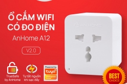 Ổ cắm, công tắc đo điện thông minh WiFi BLE AnHome S12 A12, có hẹn giờ, công nghệ TrueSafe, Powered by Tuya Smart sale off