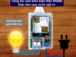MS680-RA Cảm biến hiện diện radar milimet 24G siêu nhạy