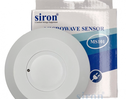 Siron Sr-MS101 Công tắc cảm ứng chuyển động vi sóng mỏng lắp nổi trần