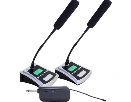 Micro hội nghị cổ ngỗng 2 mic không dây Oris M2 giá rẻ