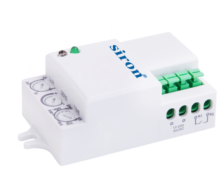 Siron SR-MS031C Công tắc cảm ứng vi sóng lắp đa năng dùng nguồn 12/24V 