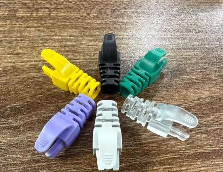 Chụp hạt mạng cho dây CAT5 CAT6 100 cái/túi bảo vệ hạt mạng trượt, chống bụi