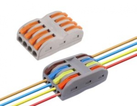 SPL-4 Đầu Nối Dây Điện 4 Lỗ Đôi (màu)