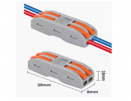 SPL-2 Đầu Nối Dây Điện 2 Lỗ Đôi (màu)