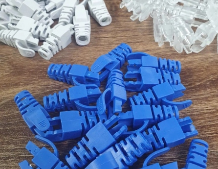 Chụp hạt mạng cho dây CAT5 CAT6 100 cái/túi bảo vệ hạt mạng trượt, chống bụi