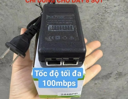 Nguồn POE đơn đầu vào 220V ra 48V24W