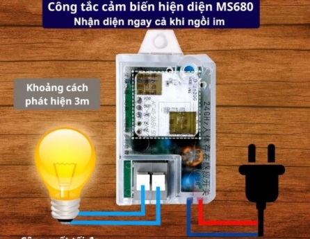 MS680-RA Cảm biến hiện diện radar milimet 24G siêu nhạy