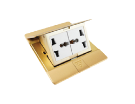 SEF3770 Ổ cắm âm sàn 2 Ổ CẮM 3 CHẤU ĐA NĂNG