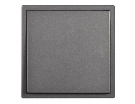 701011-61 Module công tắc đơn 1 chiều lắp đế chuẩn vuông màu Xám Simon i7 