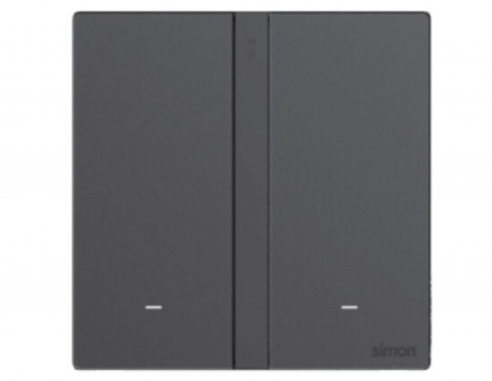 66E8002GTY Công tắc đôi thông minh Simon M7 Gem Smart 