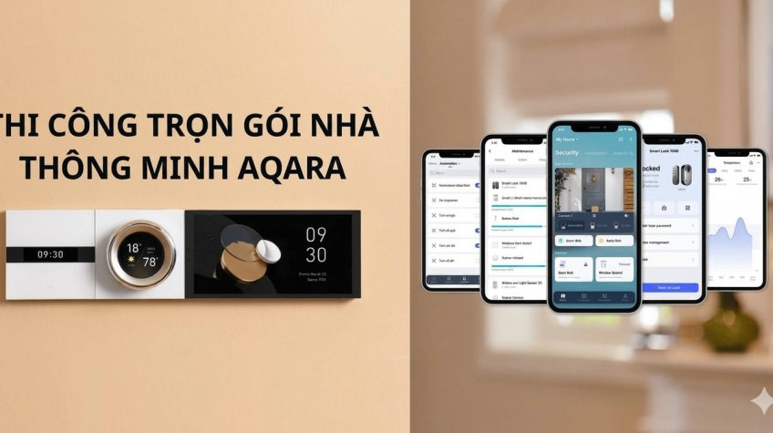 Thi công nhà thông minh trọn gói Báo giá chi phí lắp đặt