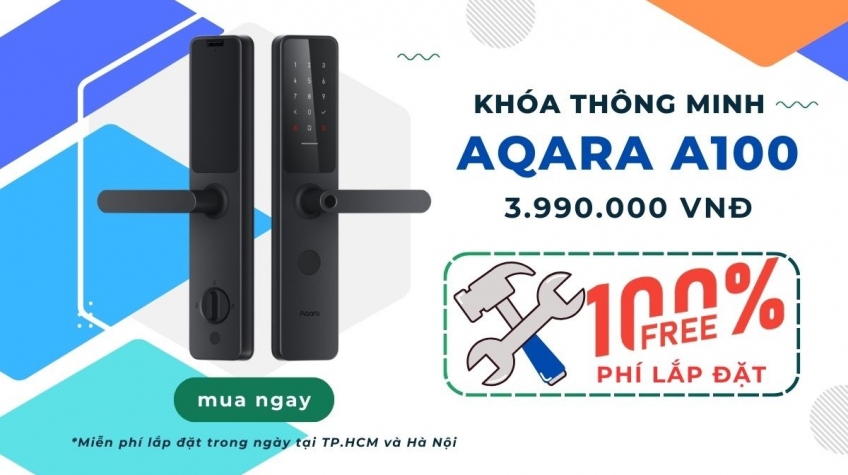 Miễn phí lắp đặt khóa thông minh Aqara