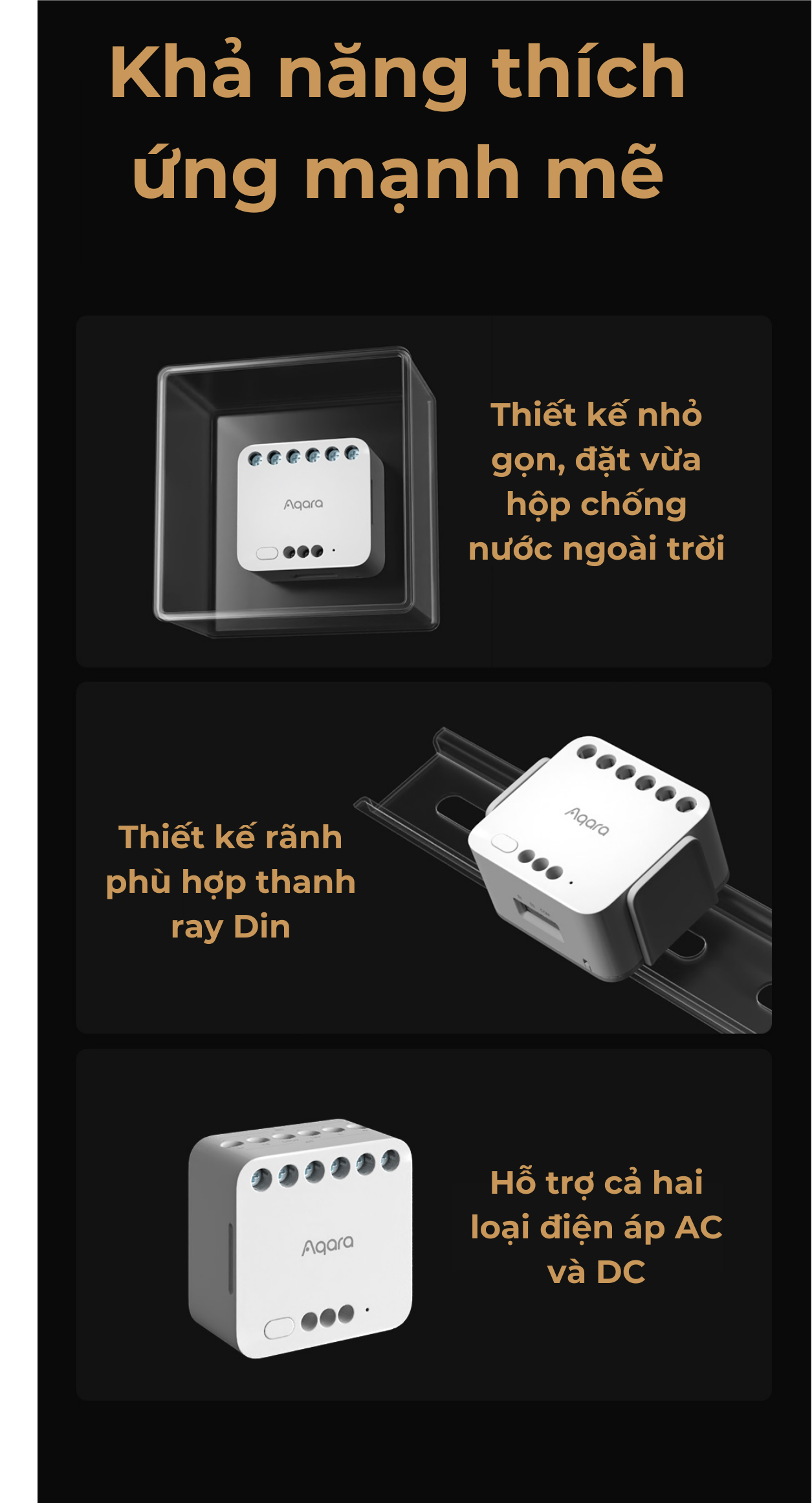 Module thông minh Aqara Dual Relay T2 - AKIA Smart Home